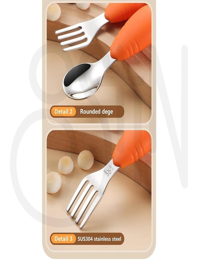 Ostin Toddler Plates Divided Suction for Baby, Food Grade Silicone Baby Plates, Non-Slip Bunny Silicone Feeding Set Rabbit Shaped Plate with Fork, Spoon, Straw and Cleaning Brush (Rabbit Pink) - Image 3