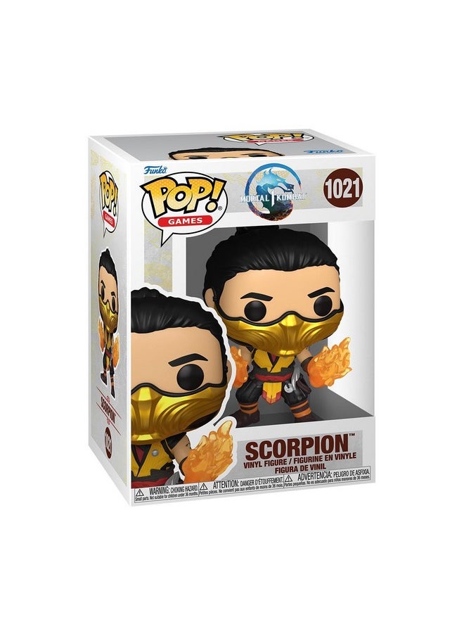 Funko Funko Pop Games: Mortal Kombat 1 - Scorpion - Mortal Kombat Game Franchise - Collectable Vinyl Figure - Gift Idea - Official Merchandise - Toys for Kids & Adults - Video Games Fans  - Image 1