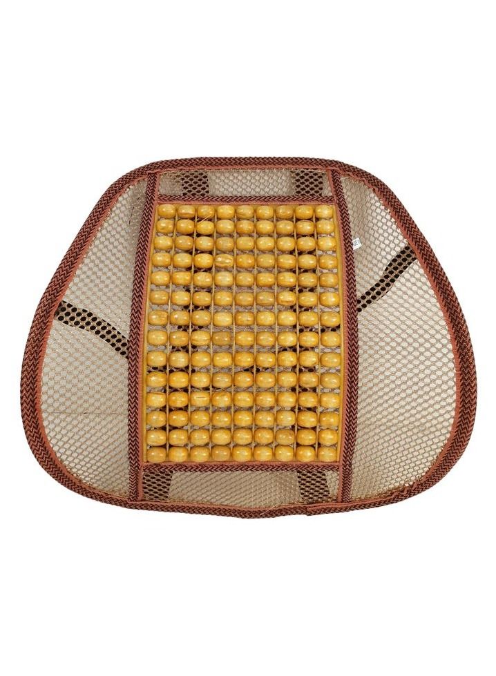 1Pcs Acupressure Car Chair Seat Wooden Bead Cushion Back Rest Lumbar Support Seat Cushion - Image 1