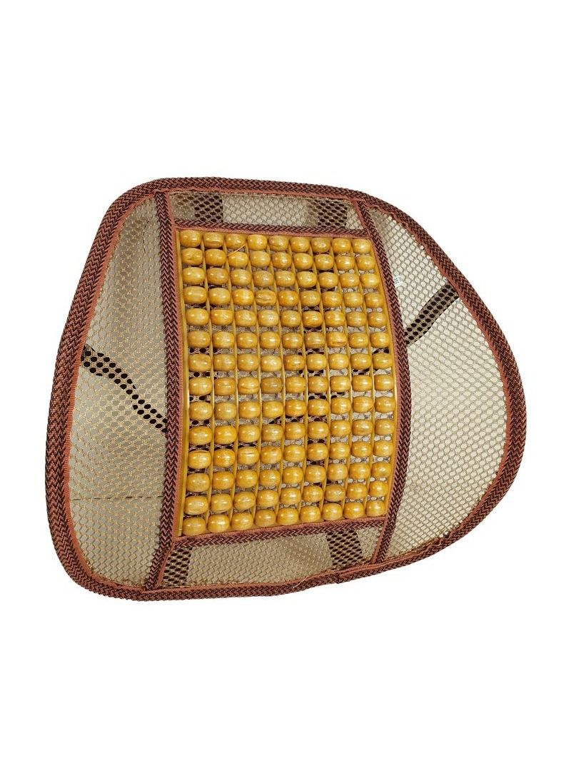 1Pcs Acupressure Car Chair Seat Wooden Bead Cushion Back Rest Lumbar Support Seat Cushion - Image 3