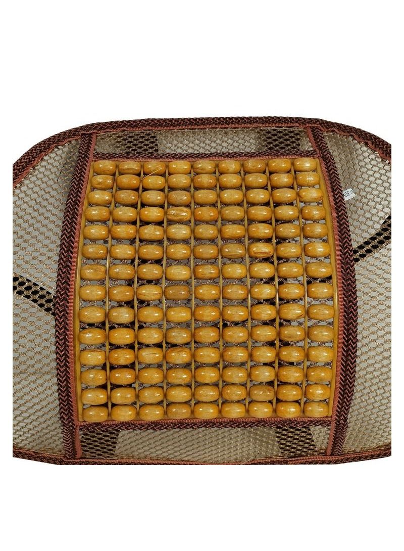 1Pcs Acupressure Car Chair Seat Wooden Bead Cushion Back Rest Lumbar Support Seat Cushion - Image 2