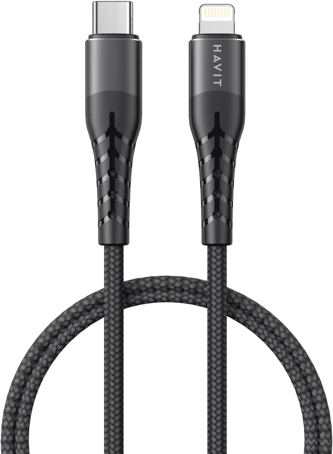 Havit hv-rh14 pd20w usb c to lightning cable 1.2 m black