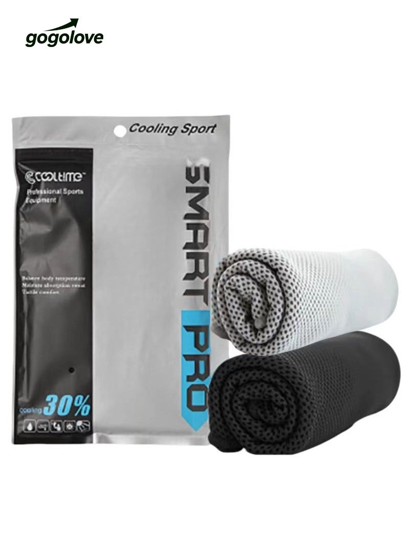Cooling Towel, Cool And Dry Towel In Summer, Suitable For Bicycle, Yoga, Running, Fitness Enthusiasts 30x100cm - Image 1