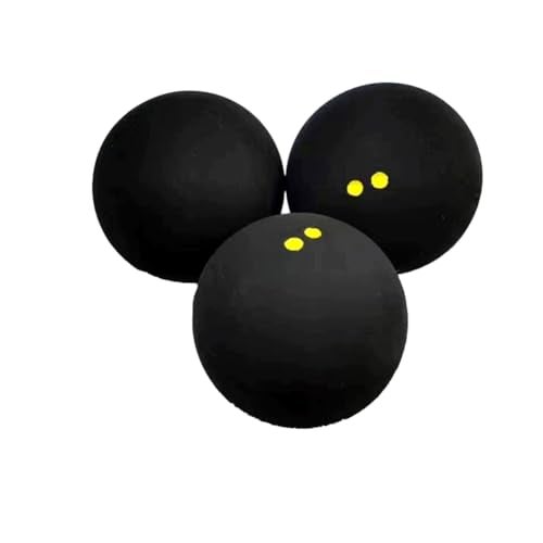 Gloperti Double Yellow Dot Squash Balls - 6 Pack - Image 1
