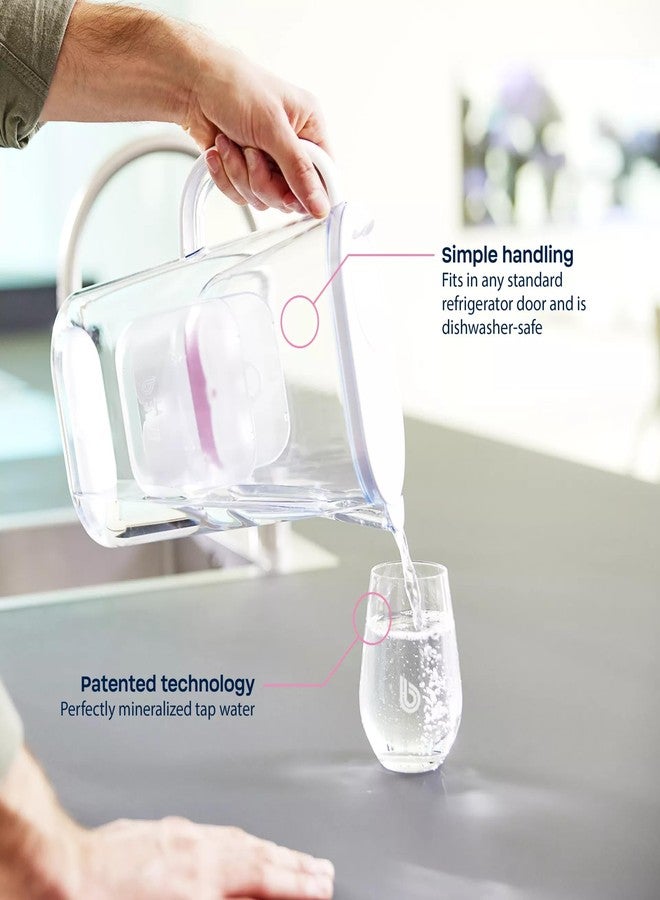 BWT AQUAlizer Baselight, 2.6 Liter, Water Mineralizer & Filtration Jug - Includes 2 Magnesium Filters Enricher Cartridge, for Tea & Coffee Water, Prevents limescale, removes Lead & Chlorine - Image 4