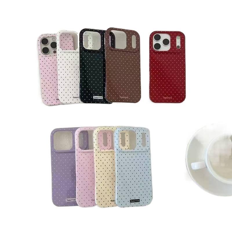 MS Silicone Protective Case for iPhone 13 with Shockproof and Drop Protection plus Shockproof plus Polka Dot plus Scratch Resistant in Black - Image 3