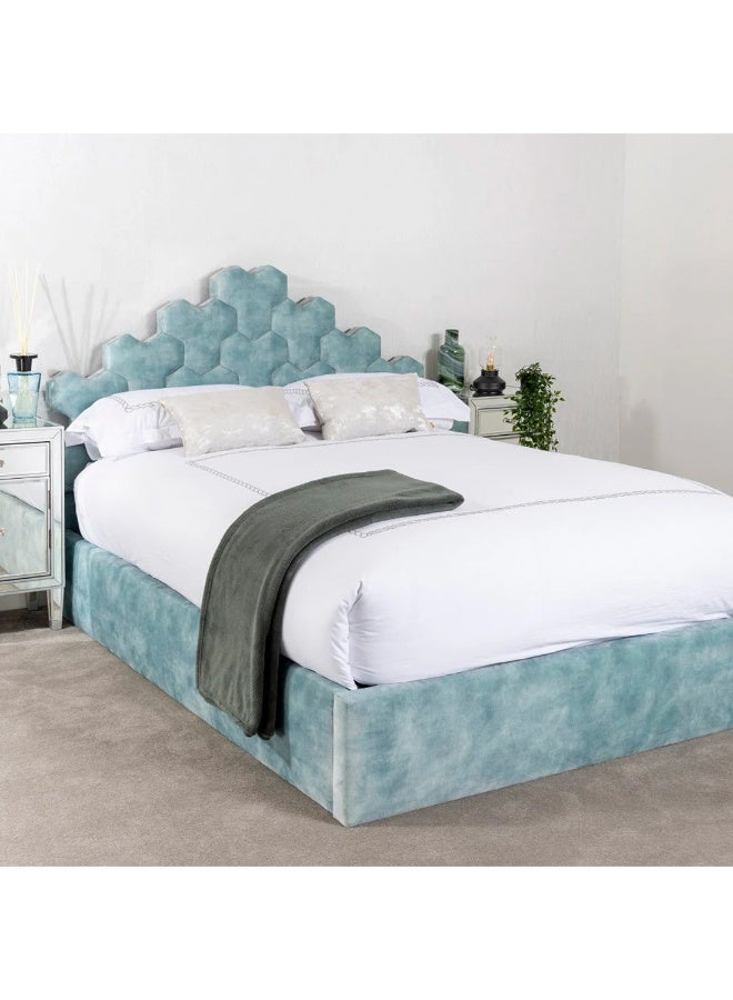Nayam Sleep Geometric Bedframe 150x200x40Cm - Image 1