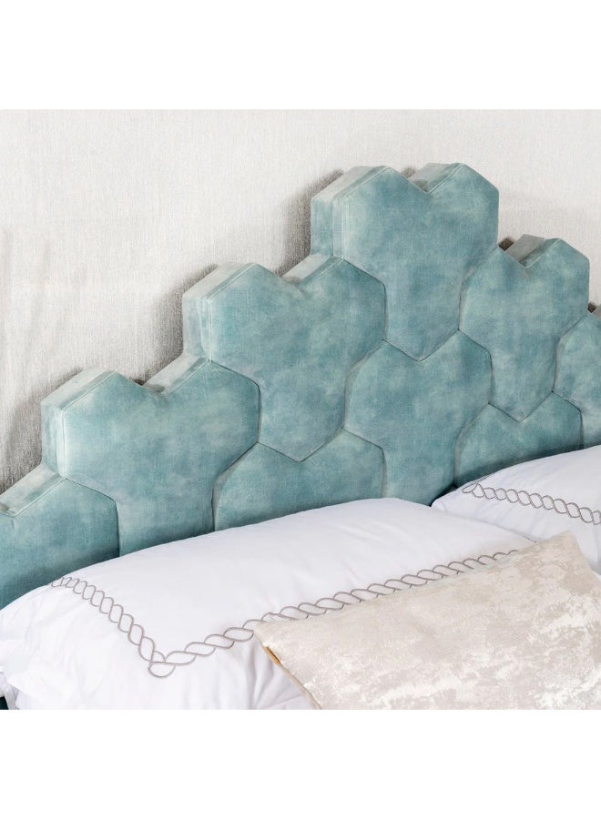 Nayam Sleep Geometric Bedframe 150x200x40Cm - Image 2
