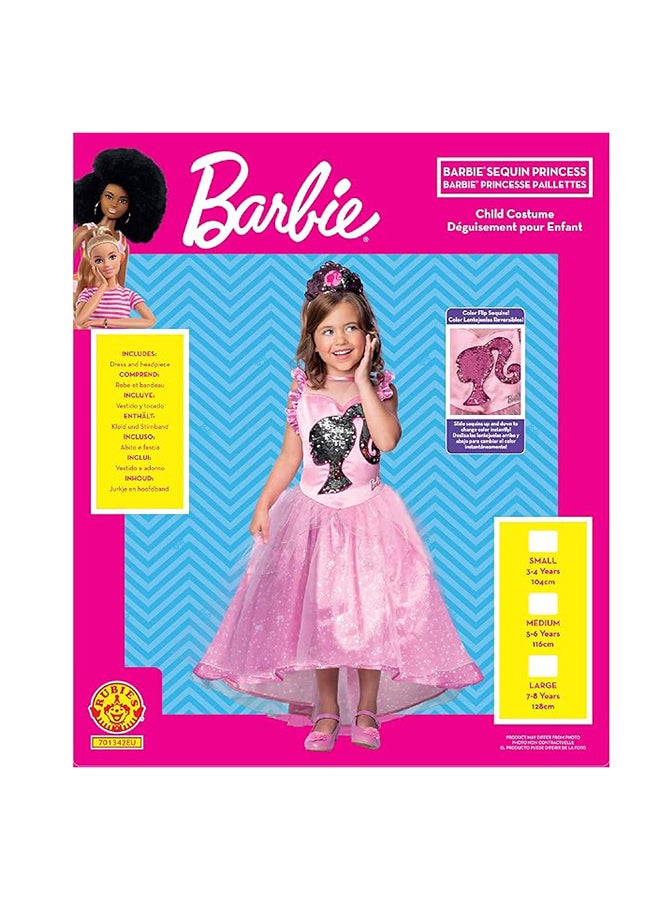 Rubies Barbie Princess Costume for Girls - Child's Size Small (3-4 Years) - Image 5