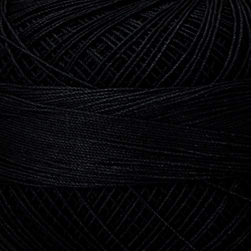 LIZBETH Handy Hands Lizbeth Size 80 HH80604 Cotton Thread, Black - Image 2