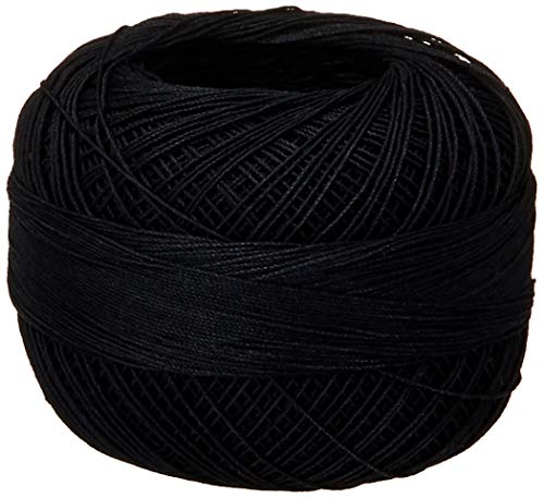 LIZBETH Handy Hands Lizbeth Size 80 HH80604 Cotton Thread, Black - Image 5