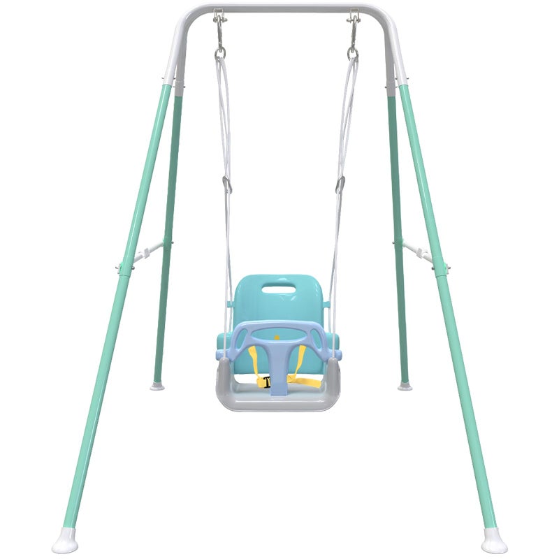 Yozoia Multifunctional Toddler Swing Foldable Baby Swing Outdoor Indoor Use Easily Installable and Storable Blue - Image 2