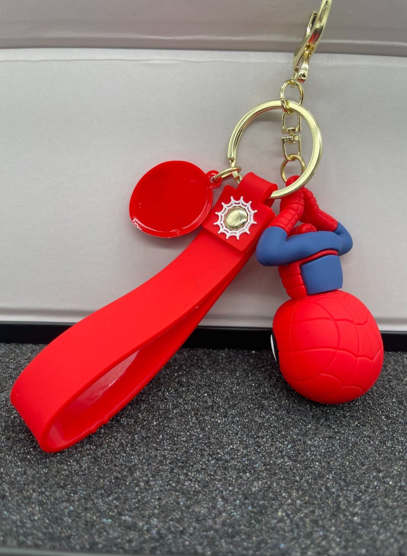 OMEVE Spider-Man Keychain PVC Silicone Pendant Pack Car Keychain  - Image 5