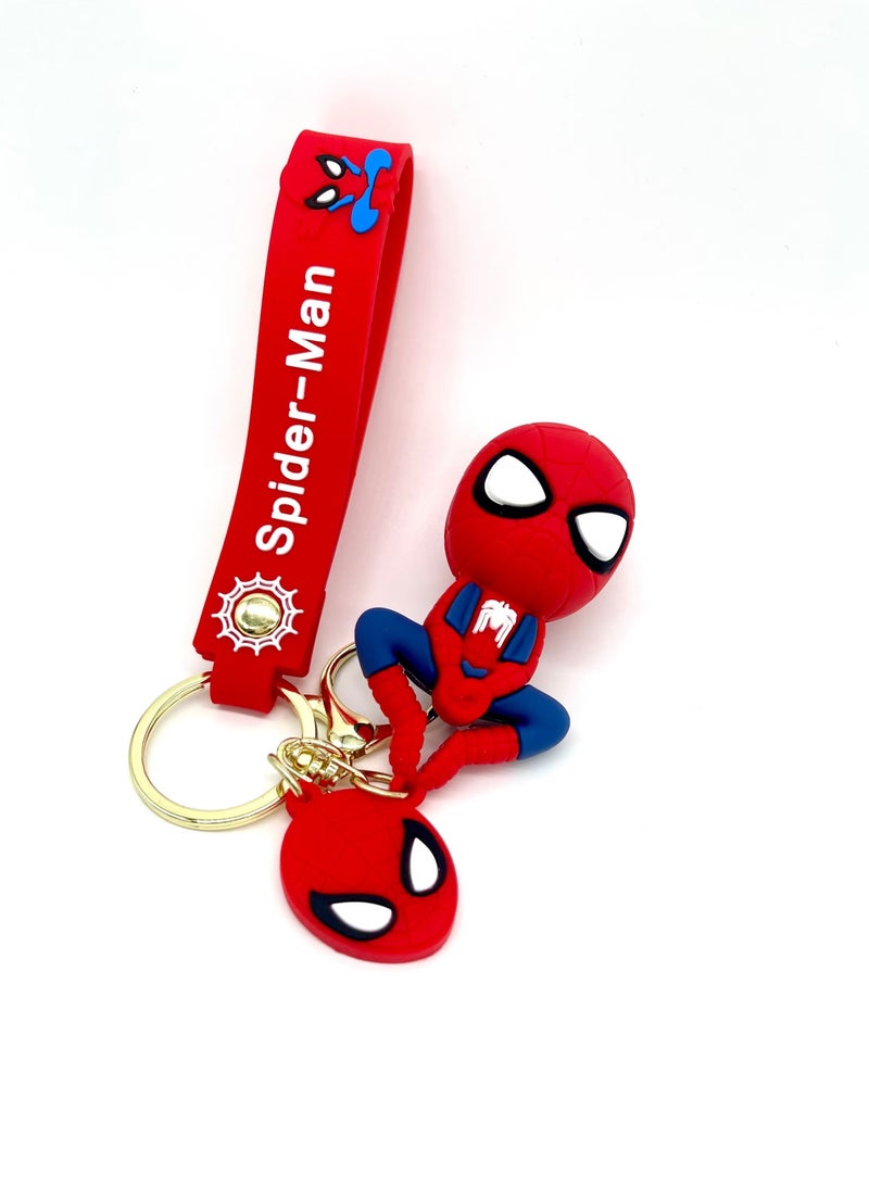OMEVE Spider-Man Keychain PVC Silicone Pendant Pack Car Keychain  - Image 3