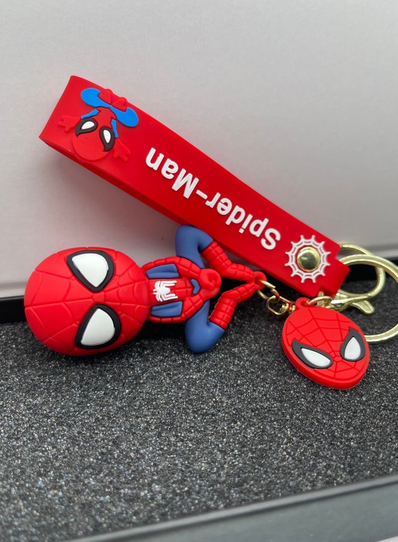 OMEVE Spider-Man Keychain PVC Silicone Pendant Pack Car Keychain  - Image 4