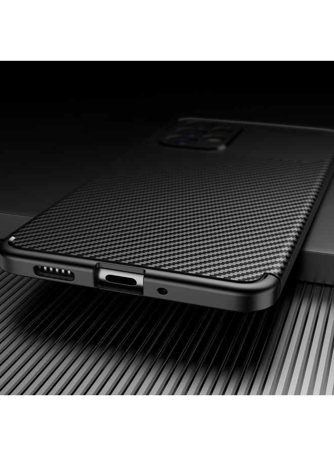 S-TOP Case For Samsung Galaxy A73 5G Carbon Fiber Texture TPU Phone Case - Image 4