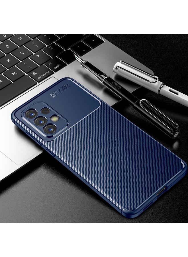 S-TOP Case For Samsung Galaxy A73 5G Carbon Fiber Texture TPU Phone Case - Image 2
