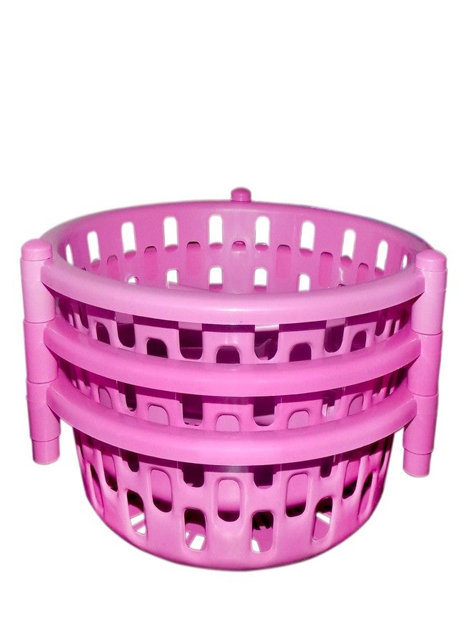 zingware Round Rack Trolley – Durable, Multi-Function Rolling Trolley with Round Rack for Efficient Storage and Easy Access - Image 1