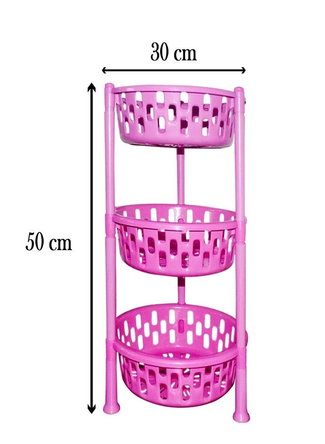 zingware Round Rack Trolley – Durable, Multi-Function Rolling Trolley with Round Rack for Efficient Storage and Easy Access - Image 4