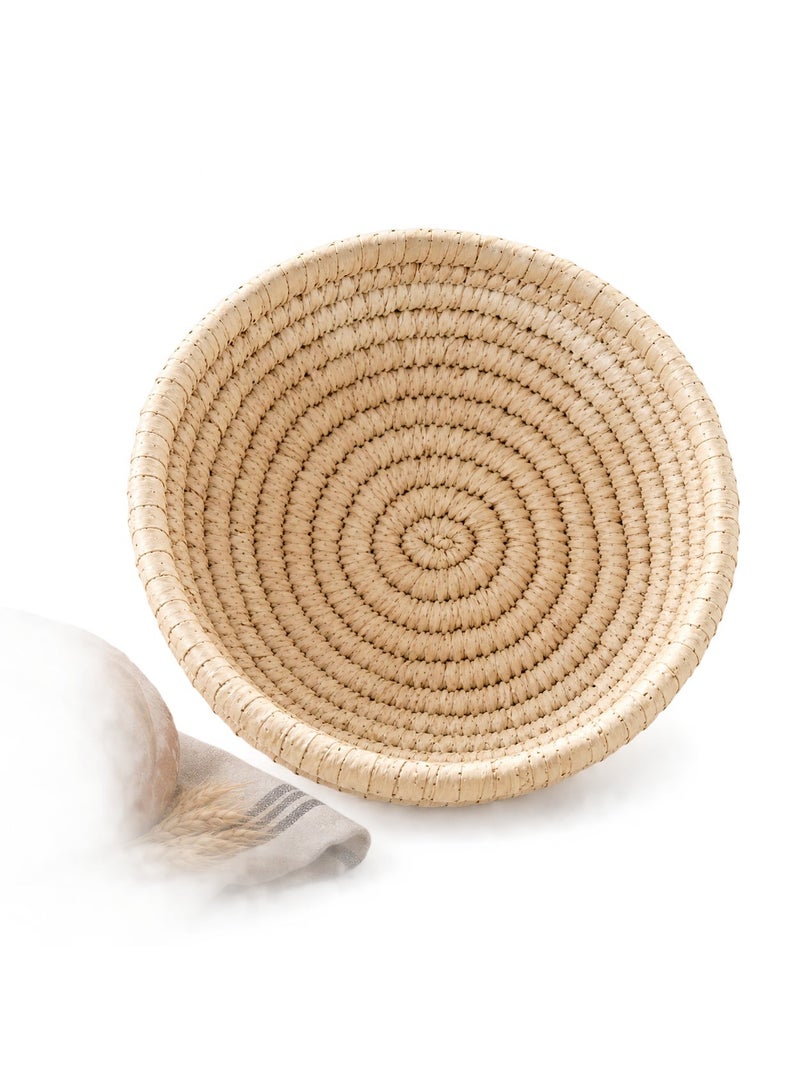 Bread Proofing Basket  (1 piece) 18cm Natural Wicker | Panettone Basket for Sourdough and Home Bread Making | Bread Proofing Basket  | Suitable for dough proofing and artisan bread - Image 1