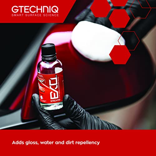 Gtechniq EXO Crystal Hydrophobic, Dirt Repellent Coating for Cars, Easy to Apply - 30ml (Sufficient for 1 Small-Med Car) - 18-24 Month Protection - Image 2