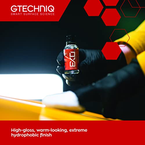 Gtechniq EXO Crystal Hydrophobic, Dirt Repellent Coating for Cars, Easy to Apply - 30ml (Sufficient for 1 Small-Med Car) - 18-24 Month Protection - Image 4