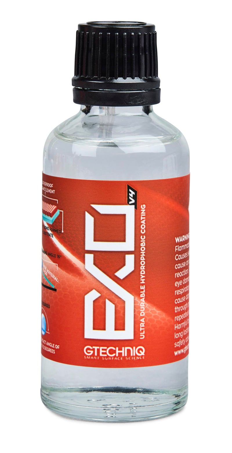 Gtechniq EXO Crystal Hydrophobic, Dirt Repellent Coating for Cars, Easy to Apply - 30ml (Sufficient for 1 Small-Med Car) - 18-24 Month Protection - Image 1