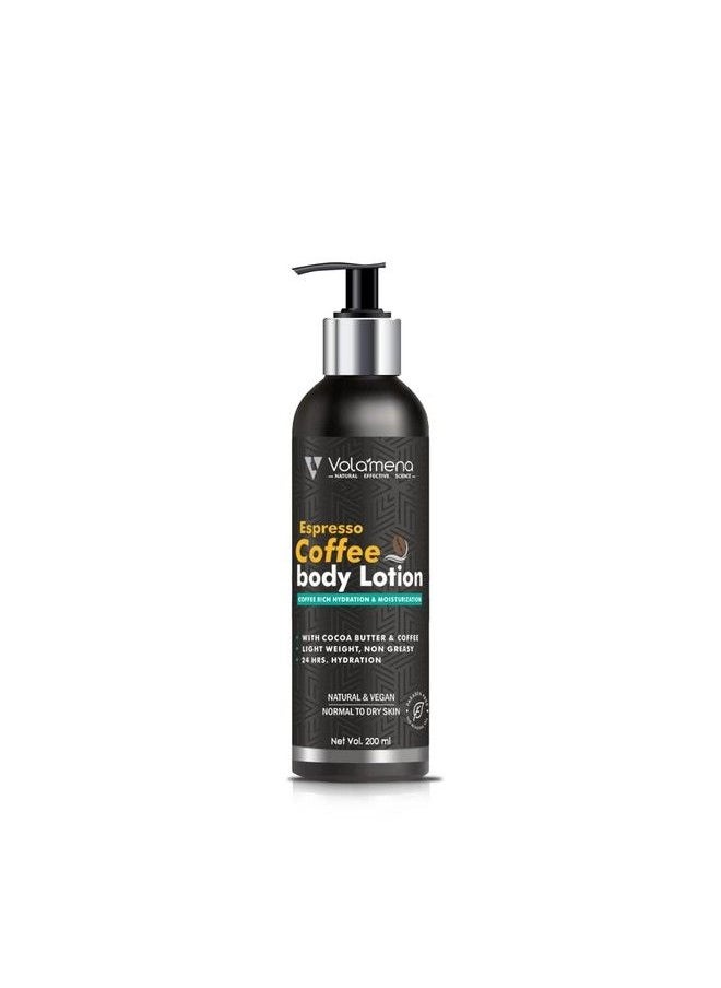 VOLAMENA WITH DEVICE - Coffee Body Lotion I Shea Butter Cocoa Butter & Vitamin E I Intensive Moisture & Soothing I 200 Ml - Image 1