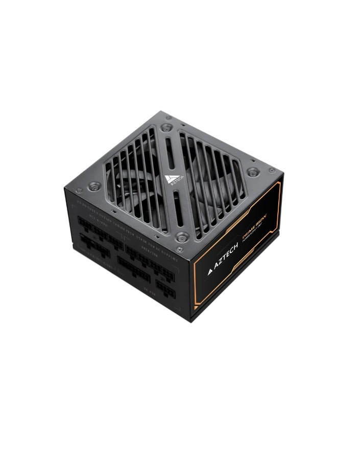 Aztech مزود طاقة برايم 850 واط 80 بلس برونز ATX 3.1 & PCIe 5.1 جاهز بالكامل مع مروحة هجينة فائقة الهدوء PSU 120 مم، مكثفات يابانية 100% 105 درجة مئوية، تحكم في الضوضاء صفر RPM مزود طاقة RTX 40 و Ryzen Intel - Image 2