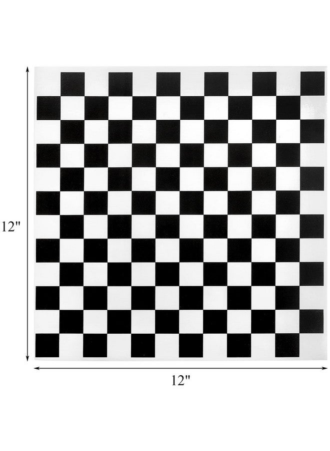Fasmov 1000 ورقة 12 × 12 بوصة ورق ساندويتش بطانة سلة دلي لف سلة الطعام بطانات لف ورق مربعات، أسود وأبيض - Image 2