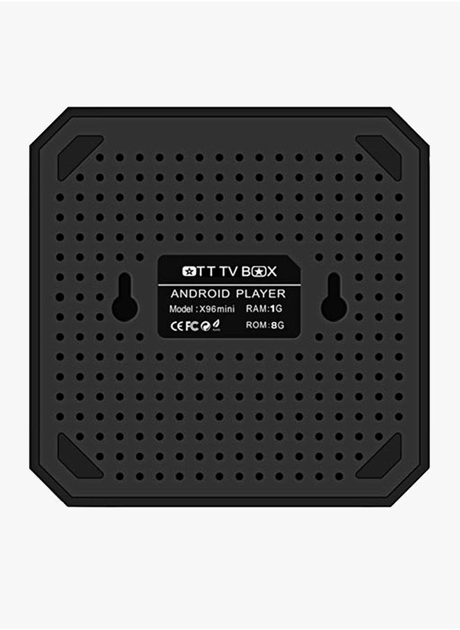 X96 - X96mini Android TV Box Digital Player Amlogic S905W Support 2.4GHz 4K x 2K H.265 100M LAN UK-Plug X96mini Black - Image 1