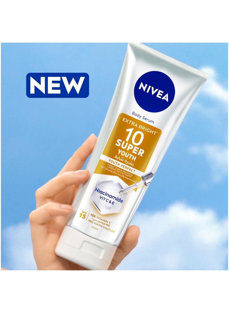 Nivea سيروم الجسم للشباب SUPER 10 - مع النياسيناميد والفيتامينات C و E - Image 3