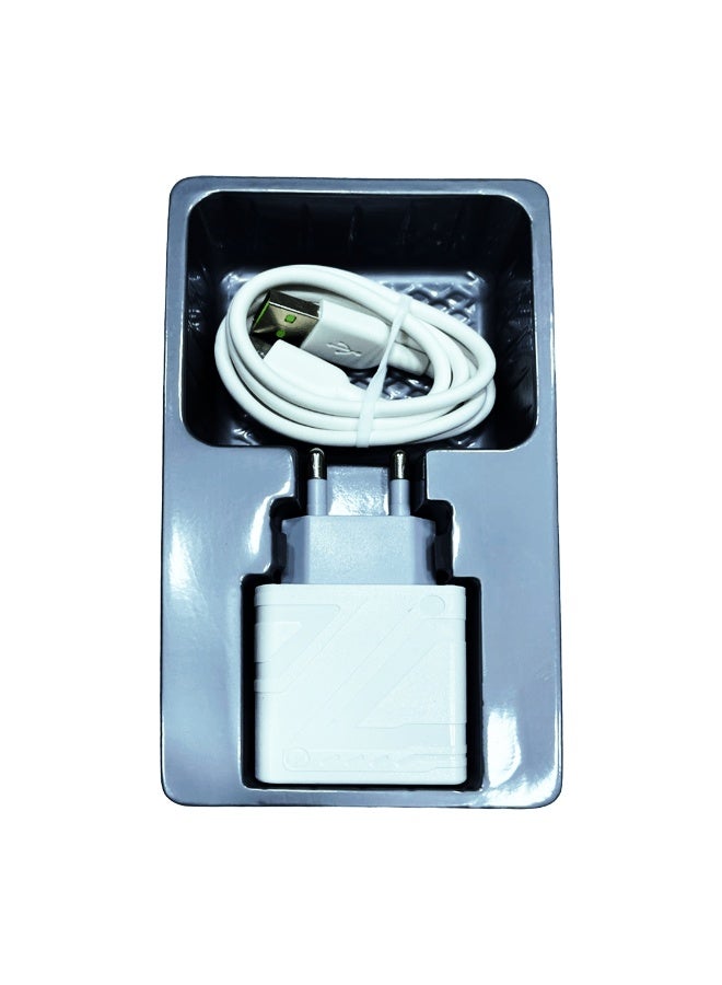 777 T7-203 Dual USB Charger – 3.1A Fast Charging – LED Indicator – Smart Protection – Micro USB Cable - Image 5