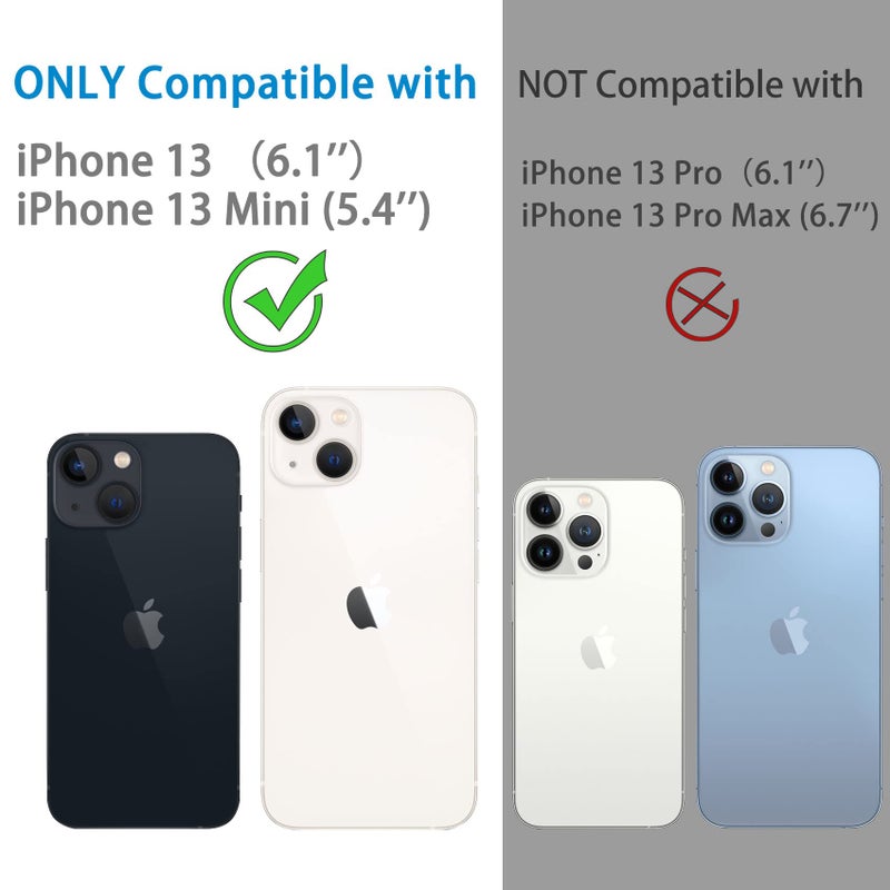 Dengduoduo 3 Pack Tempered Glass Camera Lens Protector for iPhone 13 6.1" & iPhone 13 Mini 5.4", Ultra HD, 9H Hardness, Anti-Scratch, Case Friendly, Easy to Install [No Affect on Night Shots] - Image 2