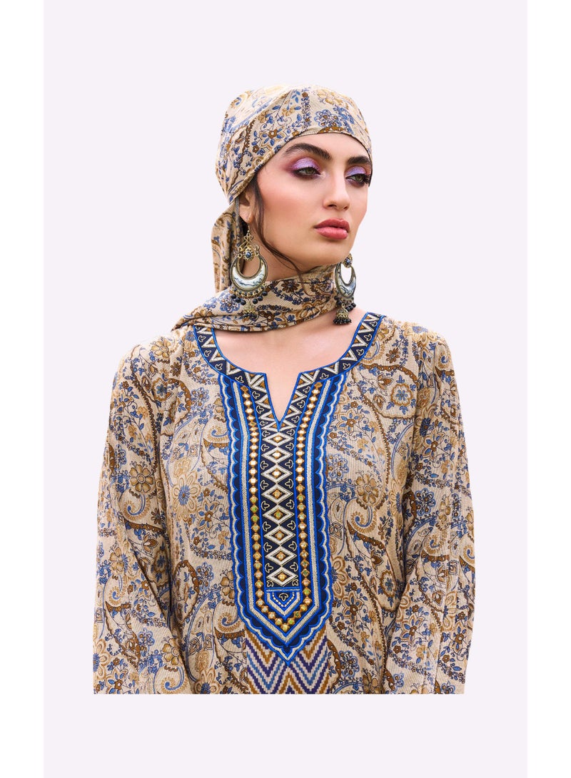 Sara Arabia Oriental Flora Jalabiya - Image 3