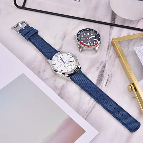 Ritche حزام ساعة ريتشي من قماش الشراع مع نظام إطلاق سريع متوافق مع ساعة سامسونج جالاكسي 6 كلاسيك 43 مم 47 مم 40 مم 44 مم تيمكس/سيكو/فوسيل/سيتيزن للرجال والنساء - Image 2