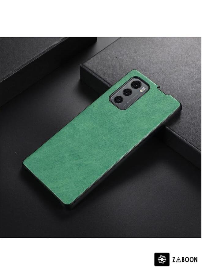 Zaboon Protective Case Cover For LG Wing 5G FaletteTexture PU+TPU+PC Shockproof  - Image 1