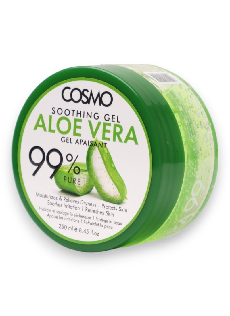 COSMO Soothing Gel Aloe Vera 99% Pure 250Ml  - Image 1