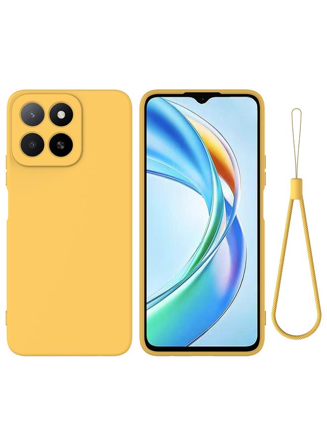 زبون جراب لهاتف Honor X5b / X5b Plus، جراب هاتف مقاوم للصدمات من السيليكون السائل بلون نقي - Image 1