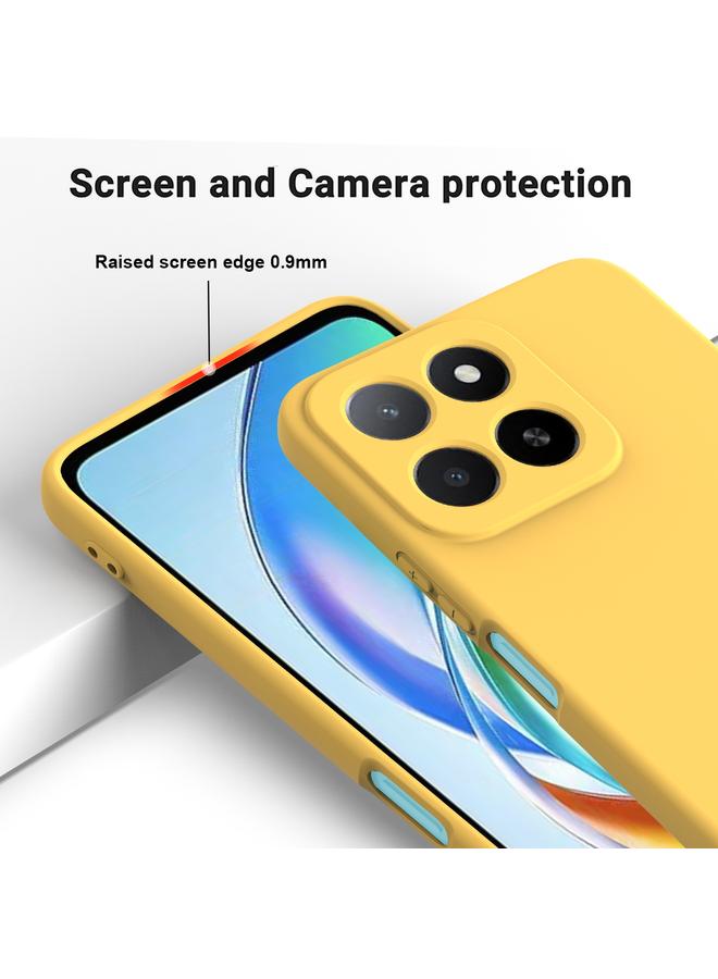 زبون جراب لهاتف Honor X5b / X5b Plus، جراب هاتف مقاوم للصدمات من السيليكون السائل بلون نقي - Image 4