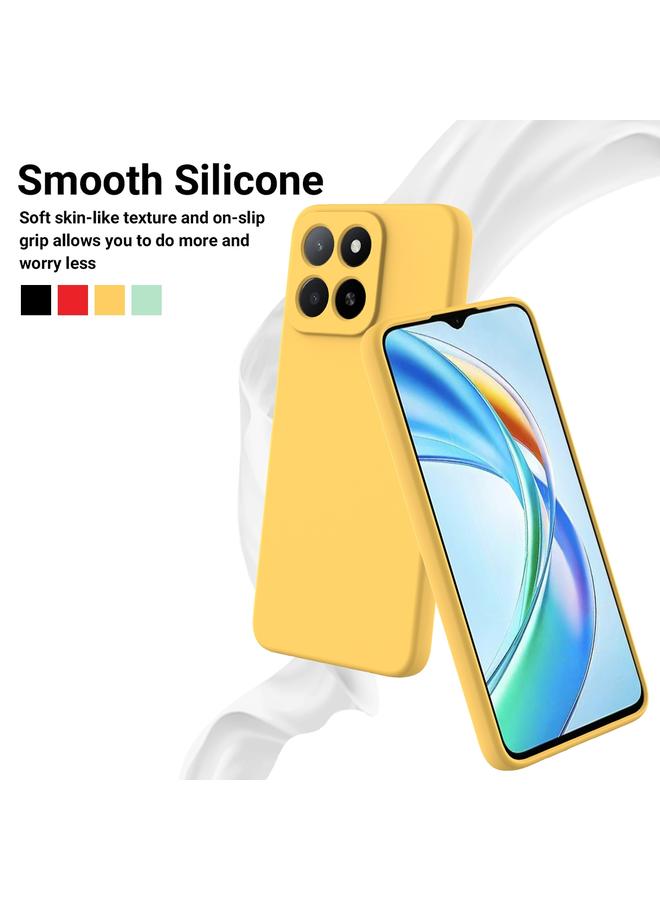 زبون جراب لهاتف Honor X5b / X5b Plus، جراب هاتف مقاوم للصدمات من السيليكون السائل بلون نقي - Image 3