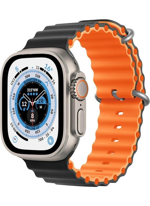 Apple Watch Compatible Ultra Double Color Ocean Loop Band Strap 42 44 45 49MM