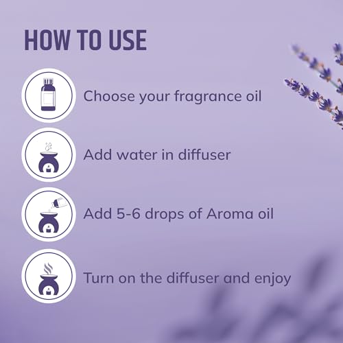 Aromahpure Fragrance Oil |30 ml|Pack of 2|Lavender, Peppermint Aroma Oil for Home Fragrance|Best for Aromatherapy|Helps in concentration & meditation|Used in Diffusers, Candles, Air Fresheners, Soaps. - Image 4