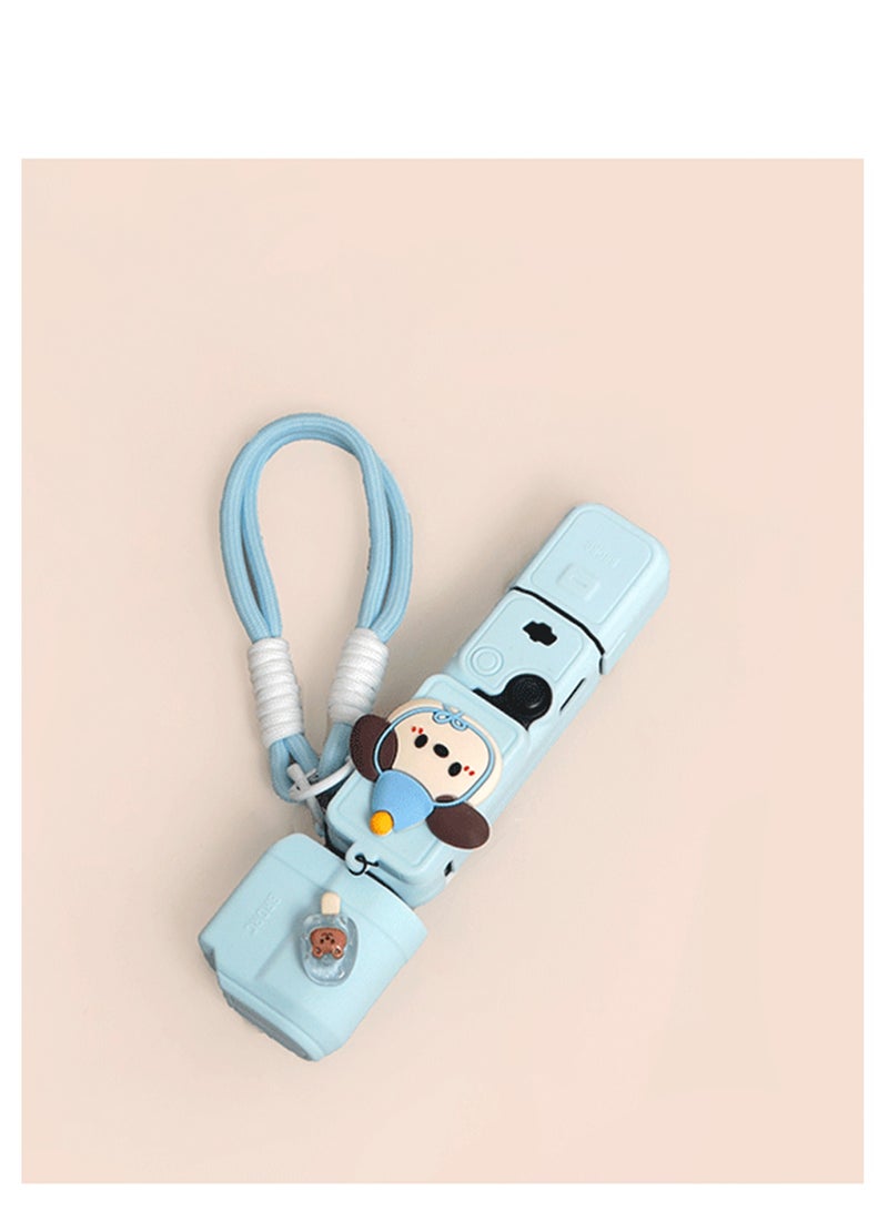 Chillspace DJI OSMO Pocket 3 Case, Soft Silicone Protective Case Cover DJI Osmo Pocket 3 Accessory Kit, Protector Grip Cover Accessorie - Blue - Image 4