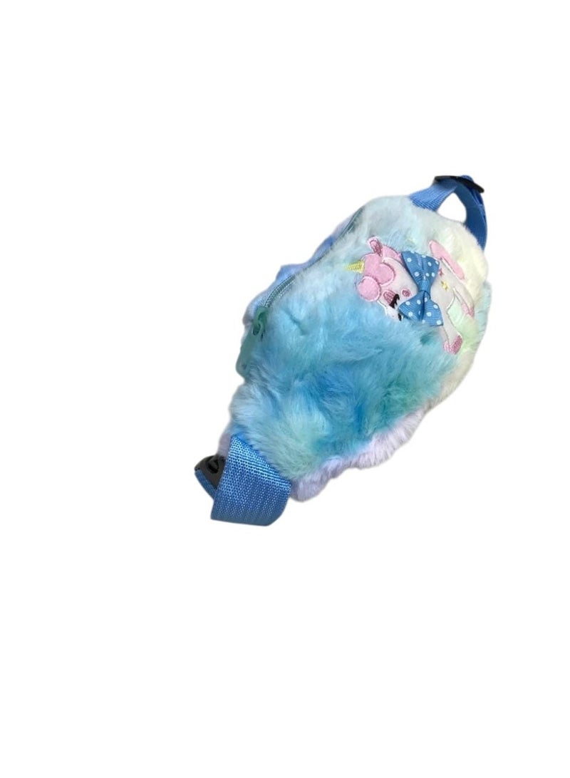 Kids Small Size Faux Fur Bag – Lightweight Cute Shoulder Bag - Image 2