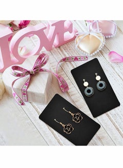SYOSI Earring Holder Cards, Earring Display Holder Cards set for Earrings Necklace Jewelry Display and Packaging, 100 Pcs Earring Cards and 100 Pcs Self- Sealing Bags  - Image 4