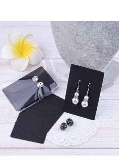 SYOSI Earring Holder Cards, Earring Display Holder Cards set for Earrings Necklace Jewelry Display and Packaging, 100 Pcs Earring Cards and 100 Pcs Self- Sealing Bags  - Image 5