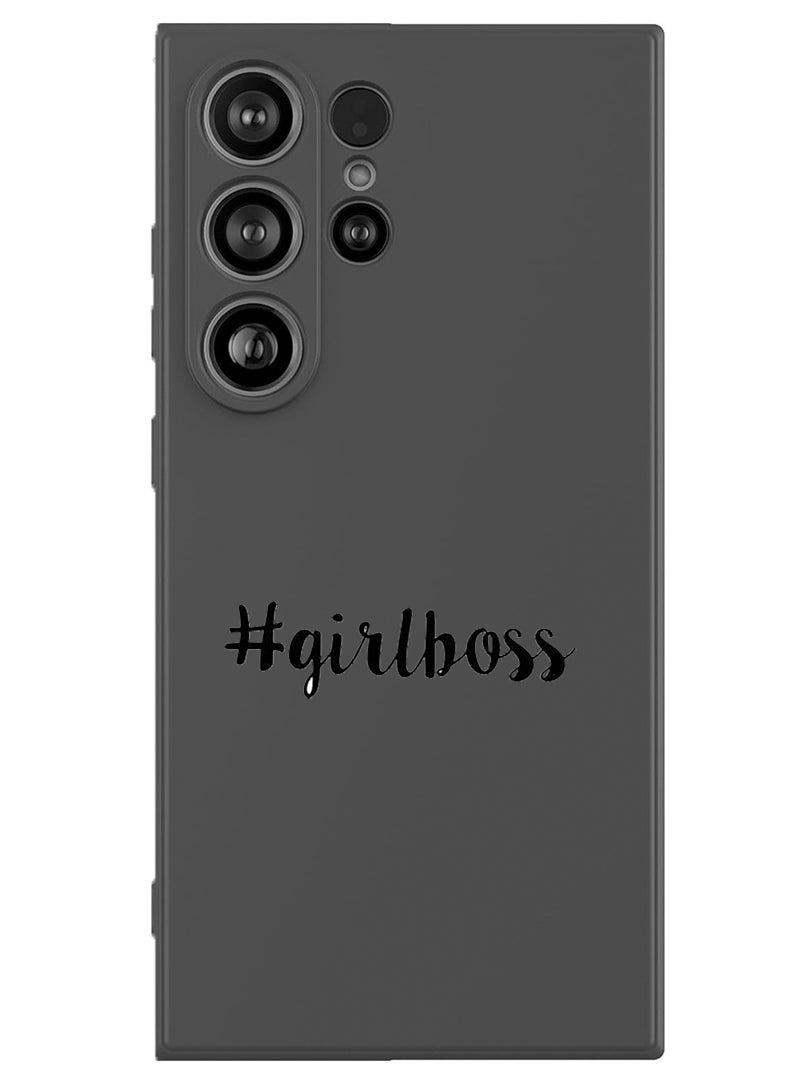 Theodor Protective Slim Fit Case Liquid Silicone Cover with Full Body Protection Anti-Scratch Shockproof Case For Samsung Galaxy S25 Ultra (Blue) - Girl boss - Image 1