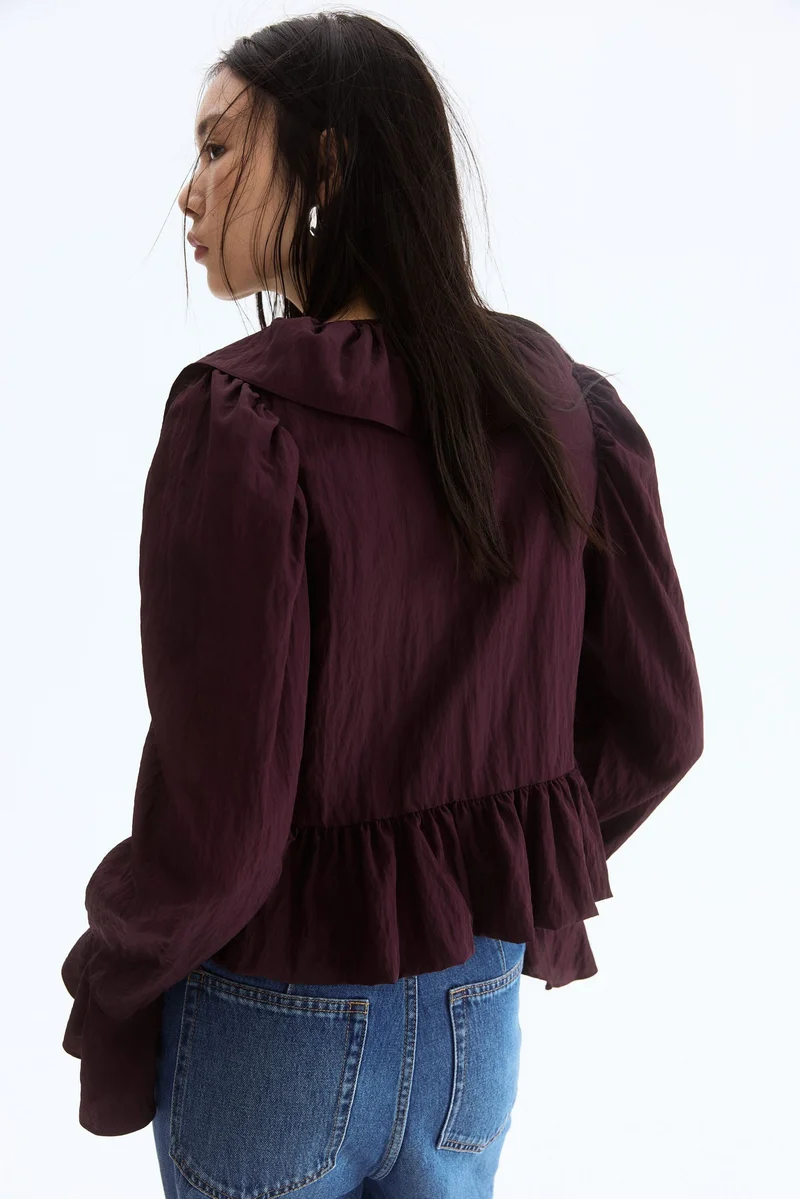 H&M Frilled blouse