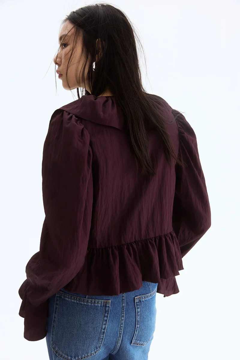 H&M Frilled blouse